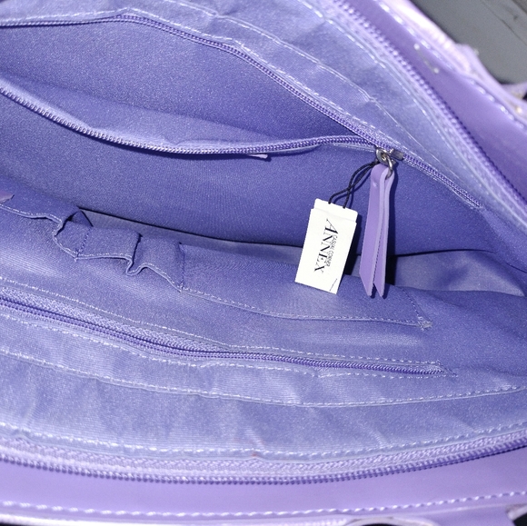 Lilac purple handbag - Picture 11 of 12